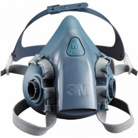 Demi masque 3M™ Série K7500 en silicone et système baïonnette  - Taille standard - K7502