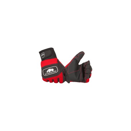 Gants 'anti-coupures' 2 mains Classe 1 rouge et noir SIP Protection