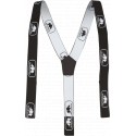 Bretelles Velcro Noir et blanc SIP Protection