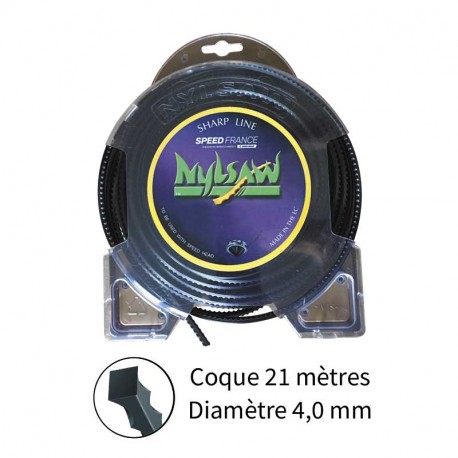 Fil nylsaw ø4.0 mm pour débroussailleuse Fil nylsaw ø4.0 mm pour débroussailleuse