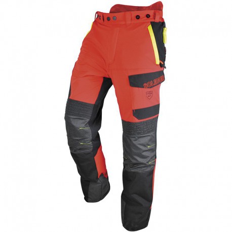 Pantalon SOLIDUR rouge et jaune Infinity Pantalon SOLIDUR rouge et jaune Infinity